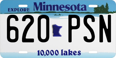 MN license plate 620PSN