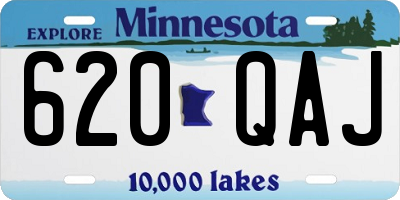 MN license plate 620QAJ