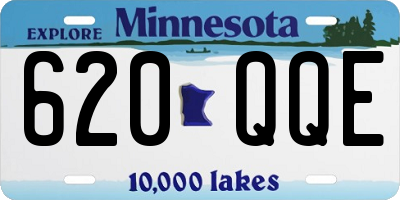 MN license plate 620QQE