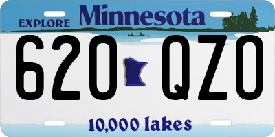 MN license plate 620QZO