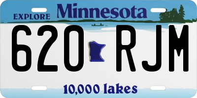 MN license plate 620RJM