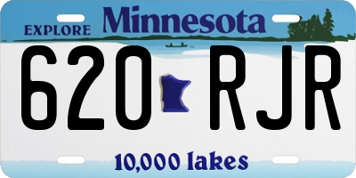 MN license plate 620RJR