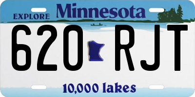 MN license plate 620RJT