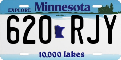 MN license plate 620RJY