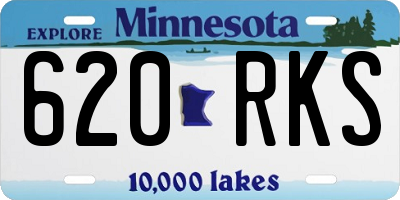 MN license plate 620RKS