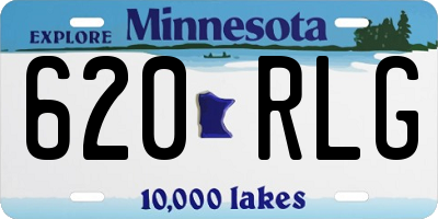 MN license plate 620RLG