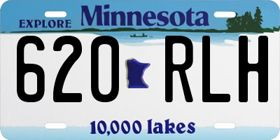 MN license plate 620RLH