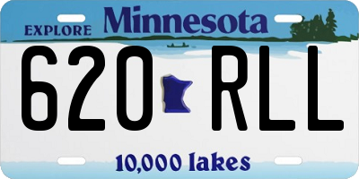 MN license plate 620RLL