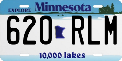 MN license plate 620RLM