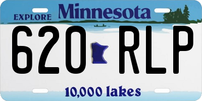 MN license plate 620RLP