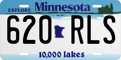 MN license plate 620RLS