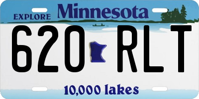 MN license plate 620RLT