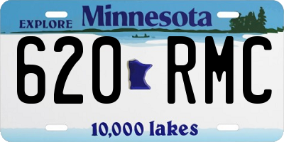 MN license plate 620RMC