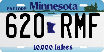 MN license plate 620RMF