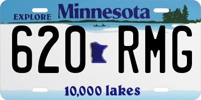 MN license plate 620RMG