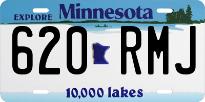 MN license plate 620RMJ