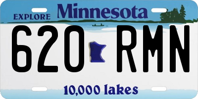 MN license plate 620RMN