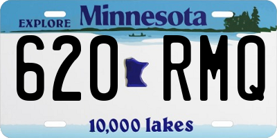 MN license plate 620RMQ