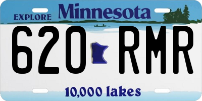MN license plate 620RMR
