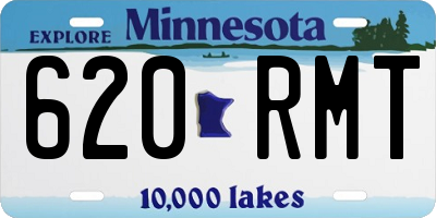 MN license plate 620RMT