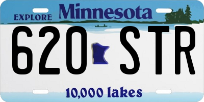 MN license plate 620STR