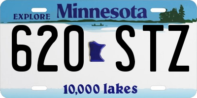 MN license plate 620STZ