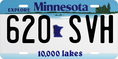 MN license plate 620SVH