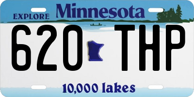 MN license plate 620THP
