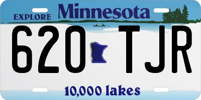 MN license plate 620TJR