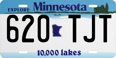 MN license plate 620TJT