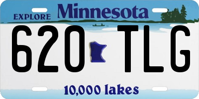 MN license plate 620TLG
