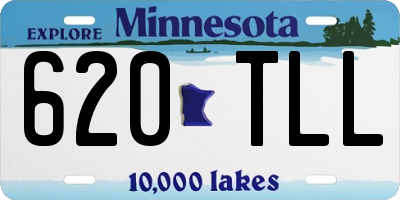 MN license plate 620TLL