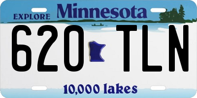 MN license plate 620TLN