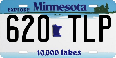 MN license plate 620TLP