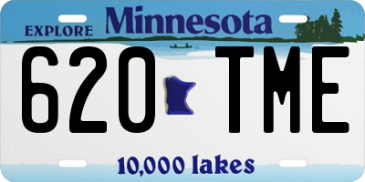 MN license plate 620TME