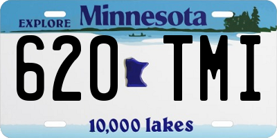 MN license plate 620TMI
