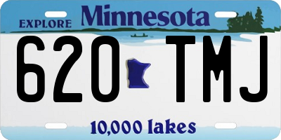 MN license plate 620TMJ