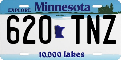 MN license plate 620TNZ