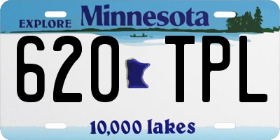MN license plate 620TPL