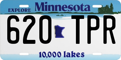 MN license plate 620TPR