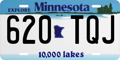 MN license plate 620TQJ