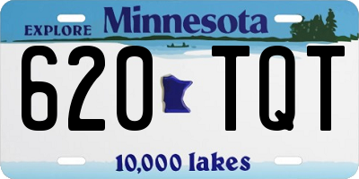 MN license plate 620TQT