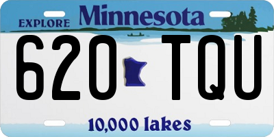 MN license plate 620TQU