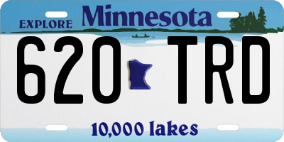 MN license plate 620TRD