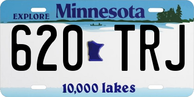 MN license plate 620TRJ