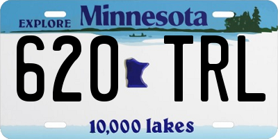 MN license plate 620TRL