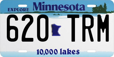 MN license plate 620TRM