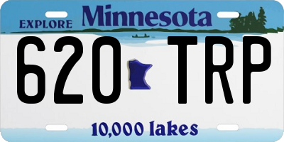 MN license plate 620TRP