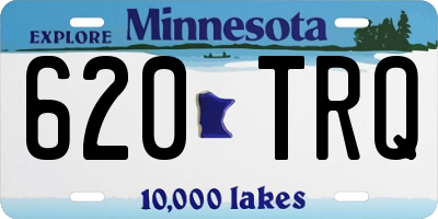MN license plate 620TRQ