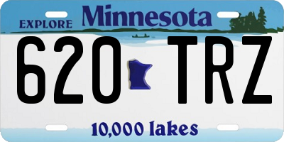 MN license plate 620TRZ